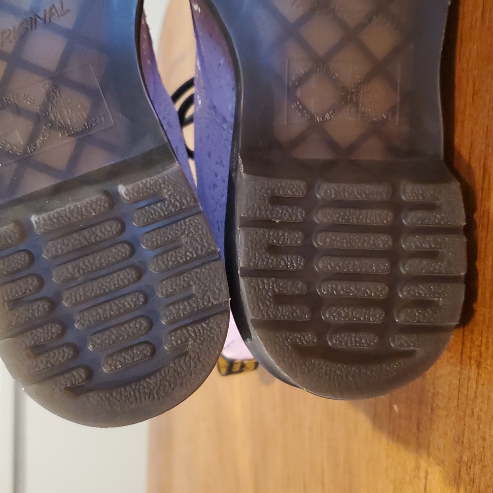 Like NEW Dr Martens Lilac Metallic Pascal Boots - Picture 10 of 13